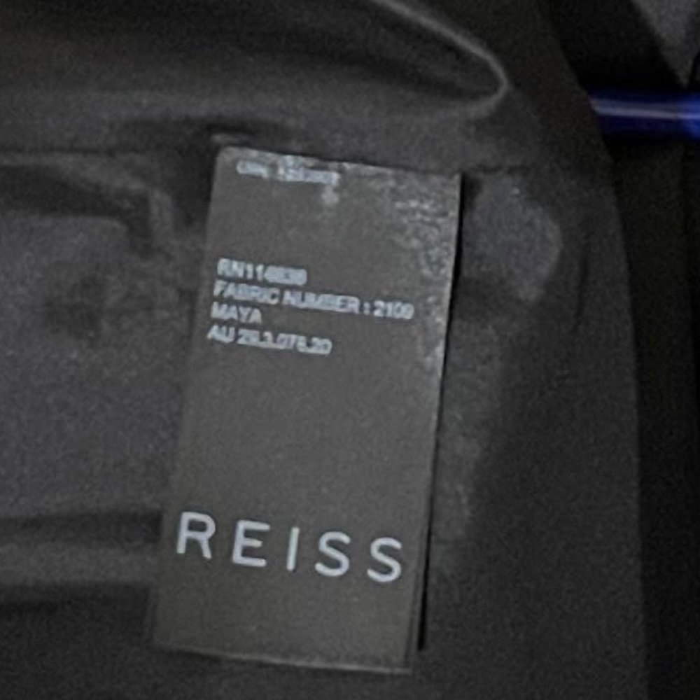 Reiss Size 6 Maya Black Lace Sleeveless Cocktail Dress - Picture 5 of 6